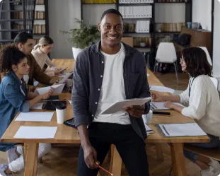 Developers working on cloud infrastructure